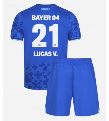 Bayer Leverkusen Lucas Vazquez #21 Tredjeställ Barn 2025-26 Kortärmad (+ Korta byxor)